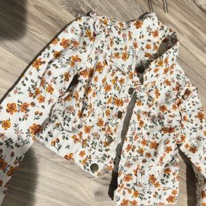 Floral Button-Up Jacket